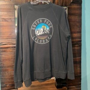 Estes Park Graphic Sweatshirt - Black